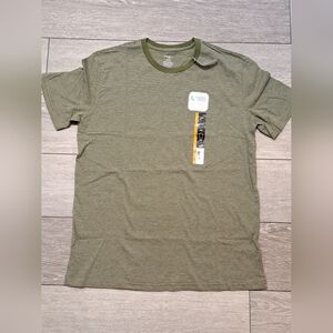 Brand New George Mens Olive Green Striped Men's Shirt